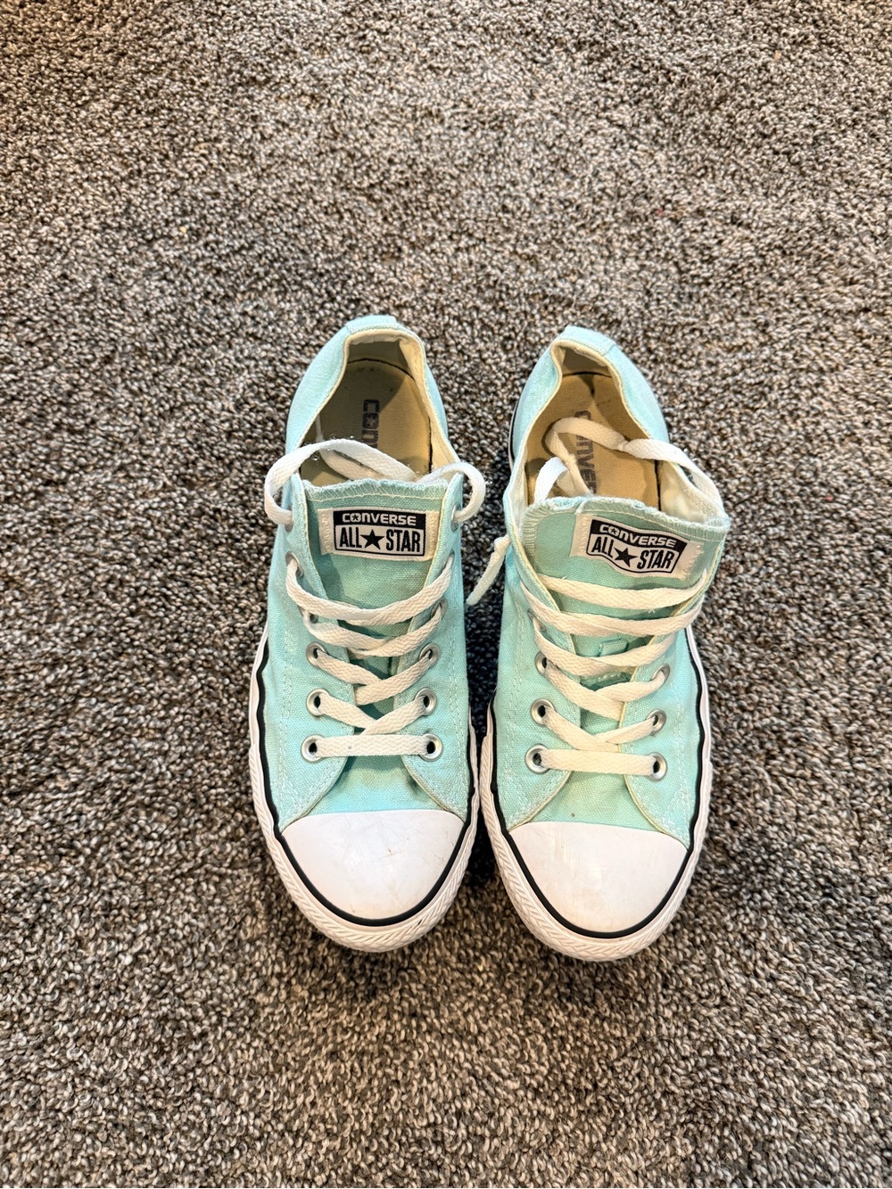 Converse All Star Mint Green Low Top Sneakers 7M/9W